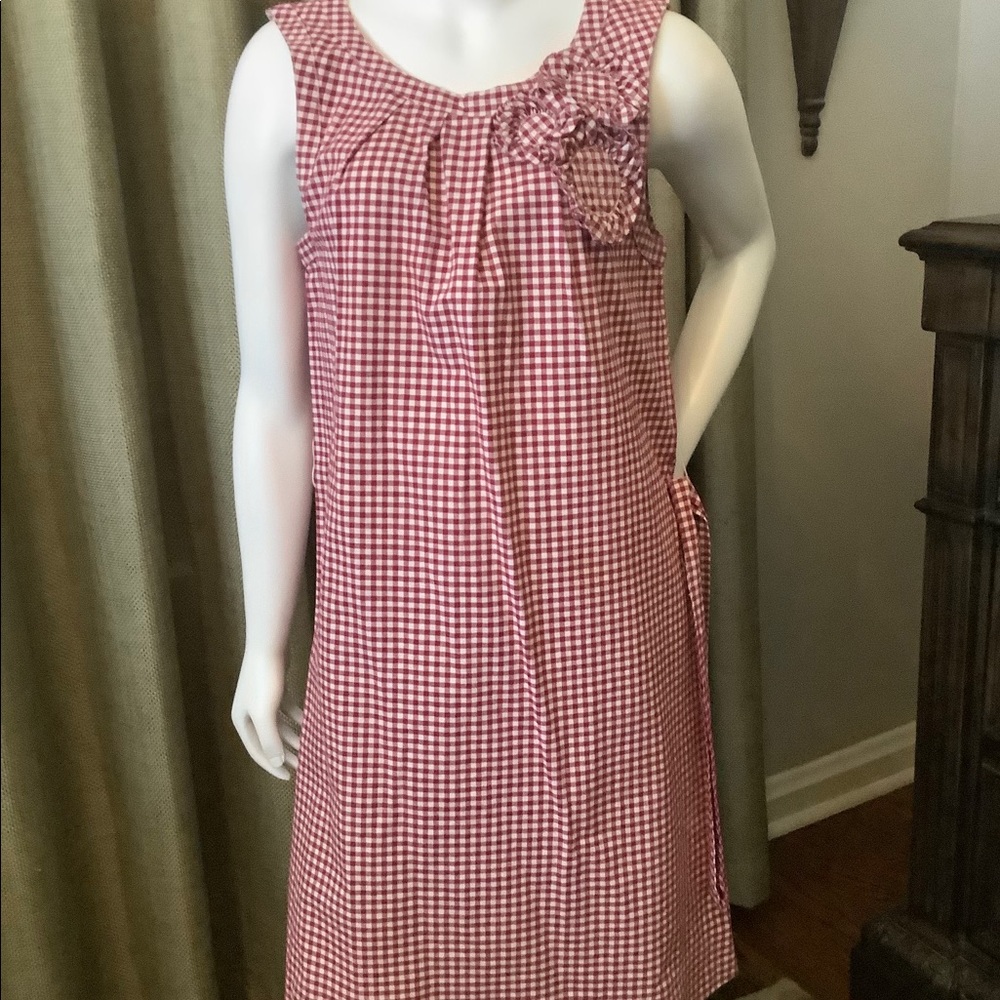 Merona Gingham Cotton Dress EUC Size XSmall